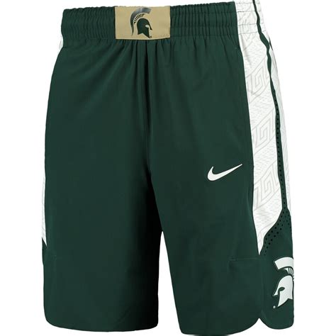 nike michigan state spartans replica basketball shorts green|Nike Michigan State Spartans Logo Replica Performance Basketball Shorts .